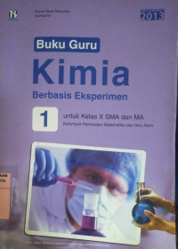 Image of Buku Guru Kimia berbasis ekperimen