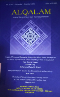 Image of Al- Qalam Jurnal Keagamaan dan Kemasyarakatan